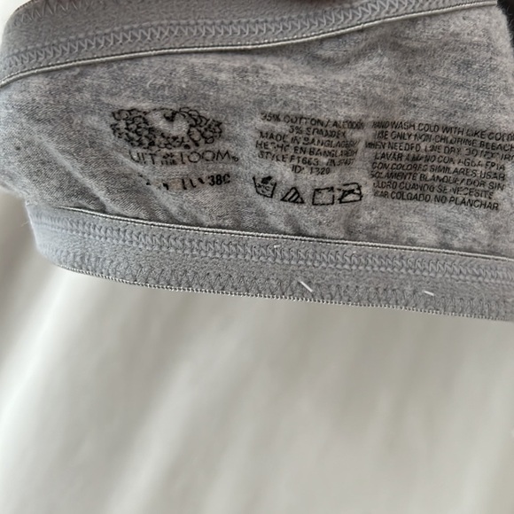 FRUIT Of The Loom L Grey T-shirt Bra - Picture 3 of 3